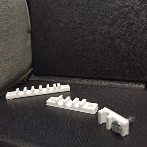 Ethernet cable holder 3D model