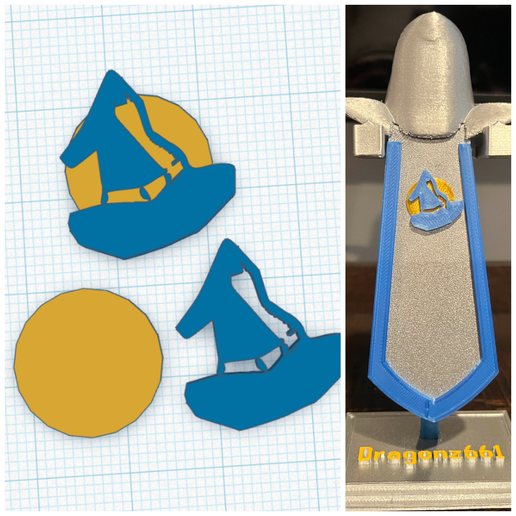 Runescape Magic Logo 3D model