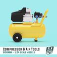 3.jpg Air Compressor & air tools for workshop diorama 1:24