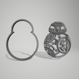 BB8-C.png Star Wars BB8 Cookie Cutter