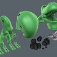 Cute-Rex-Printing.jpg Cute Rex (Easy print and Easy Assembly)