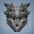 Drogon_06.jpg Drogon Dragon Game Of Thrones Fan Art Inspired 3D print model