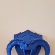 20210901_113101.jpg Balrog Head With Shield Wall Plaque