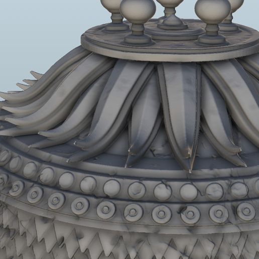 5.jpg Download STL file Indian circular temple 9 - Flames Of War Bolt Action Oriental Age Of Sigmar Medieval Warhammer • 3D printing model, Hartolia-miniatures