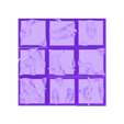 Ruins_-_Base_Tile_3x3_3.stl Фэнтезийная местность для варгеймов - Разрушенные участки стен
