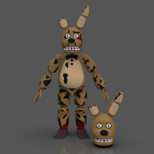 Springtrap.571.jpg FIVE NIGTHS AT FREDDY'S SPRINGTRAP ARTICULATED FIGURE