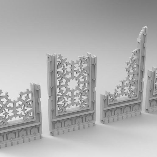 Temple of Evil God (Ruined parts) 3D model