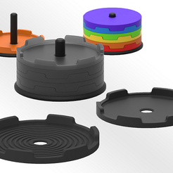 stackable_coasters_-_Kopie.png Free 3D file Stackable Coasters・3D printable model to download