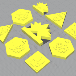 ApocMarkers.png Free STL file Apocalypse Tokens・Design to download and 3D print