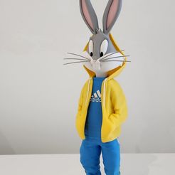 Bugs bunny urban vibes Fan art (multiparts/3mf)