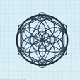 metatron-cube-lotus-of-life.png Sacred geometry, Flower of Life, Seed of Life, Metatron's Cube, Merkaba, platonic solids PACK of 7 models