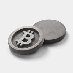 bitcoin_picture_iron.jpg STL-Datei Bitcoin kostenlos・Objekt zum Herunterladen und Drucken in 3D
