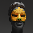 4.png Prom Party Masquerade - Face Mask 3D print model