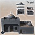2.jpg Eastern building with double domains, flat roofs, and battlement walls (5) - Canyon Sandy Landscape 28mm 15mm RPG DND Nomad Desertland African Middle East