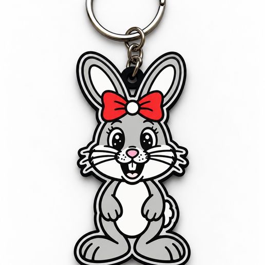 adorable Bunny Keychain