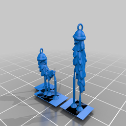 Galactic_Canine_Trophy_Tail_2_With_Support.png Бесплатный STL файл Space Wolves Trophy Tail・Дизайн 3D принтера для загрузки
