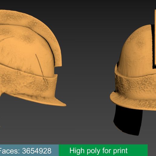 view2.jpg 300 spartan helmet replica 3D print model