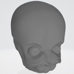 BarMusicianAlien.JPG Archivo OBJ gratuito Músico de bar Cabeza de Alien・Objeto imprimible en 3D para descargar