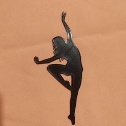 6224e18a-d706-439d-a952-03a7605659f5.jpg STL file pole dancer wall hanging・3D printing model to download