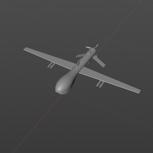 🧸 Predator fixed-wing UAV 3D data model・Fichier STL pour Impression 3D ...