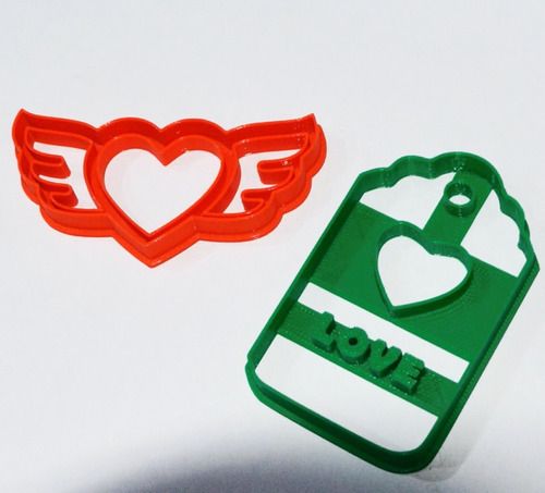 cortante-galletita-dia-de-los-enamorados-5.jpg Archivo STL cookie cutter valentine's day - valentine - love - cortante dia de los enamorados - san valentin - amor - Pack x 8 unid・Modelo de impresión 3D para descargar, Argen3D