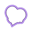 Love Heart 3.5in.stl Вырезатель для печенья "Любовное сердце