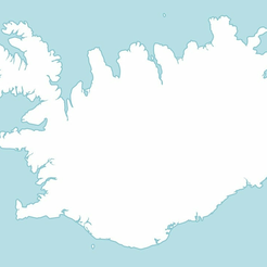 1e7a44ceb413fd3a24d355c7d158560f.png Free SVG file Iceland Laser Cut Map・3D printing model to download