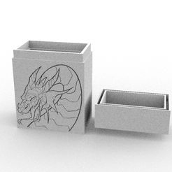 t5.jpg Datei OBJ DECKBOX-DRACHE・Modell für 3D-Druck zum herunterladen