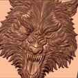 WolfHead6.jpg Fichier STL gratuit tête de loup・Modèle pour imprimante 3D à télécharger