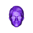 459. Glasses Smile.stl Matt Murdock (Daredevil) Fan Art heads 3D printable File For Action Figures