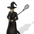 vid_00019.jpg DOWNLOAD HALLOWEEN WITCH 3D Model - Obj - FbX - 3d PRINTING - 3D PROJECT - GAME READY