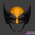 wolverine_helmet_3d_print_model-03.jpg Wolverine Helmet - Marvel Cosplay