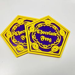 2023-05-22-15.42.05.jpg Fichier STL Dessous de verre à la grenouille en chocolat Harry Potter・Idée pour impression 3D à télécharger