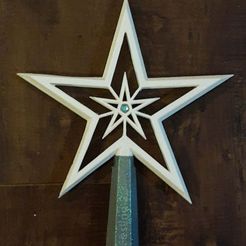 topper.jpg STL-Datei Christmas tree topper kostenlos・Vorlage für den 3D-Druck zum herunterladen