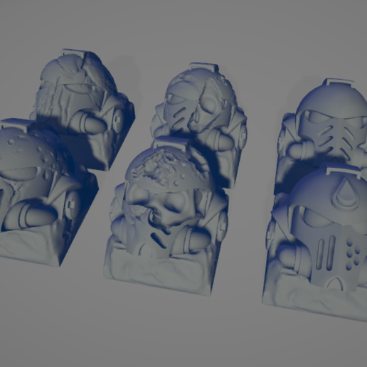 Keycaps warhammer 40k Space Marine 3D model
