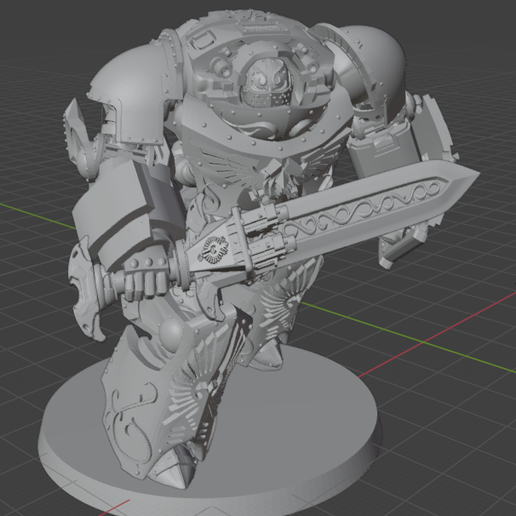 Fichier 3D Golden Mech With Sword And Shield 🗡️ ・Design imprimable en ...