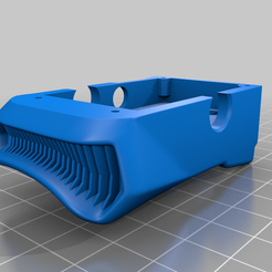 AnalogBaseOrganic_Final.png Free STL file DJI FPV Goggles URUAV Analog Adapter mounting solution.・3D printing idea to download