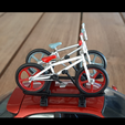 BMX BIKE AND RACK SET 1-24th For modelkit and diecast