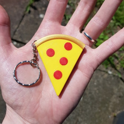 Capture d’écran 2018-05-28 à 12.04.47.png Fichier STL gratuit Porte-clés Pizza Slice Slice・Modèle à télécharger et à imprimer en 3D