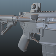4.png AR 15 high poly