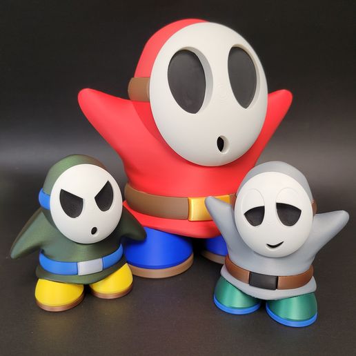 👾 Shy Guy multi-part・ STL File for 3D printing・Cults