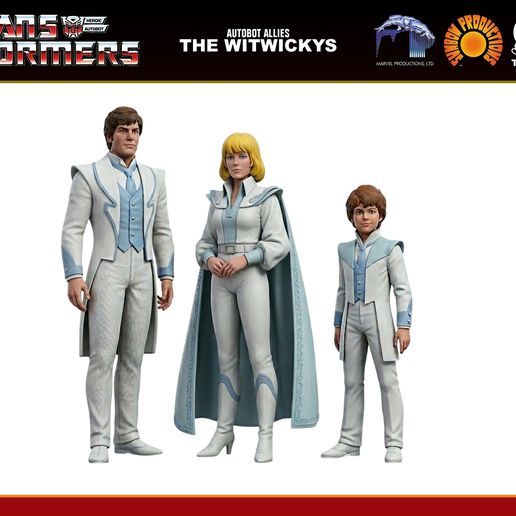 Transformers G1 Ambassador Spike , Carly , Daniel Witwickys