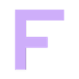 F.stl Letters and Numbers RETRO | Logo