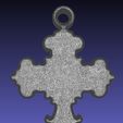 w3.jpg Baroque Cross Pendant with Cabochon Setting 3D print model
