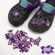 SPOOKY-LETTERS-CROC-CHARMS-3D-PRINTABLE-by-qbed-7.jpg 🐊 ALPHABET CROC CHARMS [SPOOKY LETTERS]
