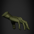 Hand_Wednesday_random4.png Wednesday Addams Family Hand for Cosplay 3D print model