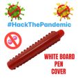 #HackThePandemic WHITE BOARD PEN COVER Back to School SAFETY KIT