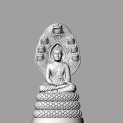 fron.png STL-Datei Nak Prog Statue Kambodschanisches 3D Modell・Design zum Herunterladen und 3D-Drucken