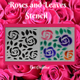 Roses-and-Leaves-Stencil.png Roses and Leaves Stencil
