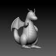 ZBrush-Document2.jpg Archivo STL pokemon dragonite・Objeto imprimible en 3D para descargar, alleph3D